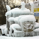 Illustration for article titled These alien-looking ice sculptures formed all on their own